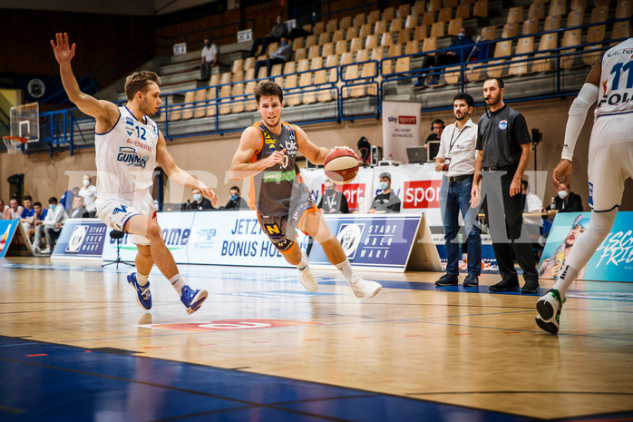 Basketball, bet-at-home Basketball Superliga 2020/21, Grunddurchgang, 8. Runde, Oberwart Gunners, Klosterneuburg Dukes, Lennart Burgemeister (10)
