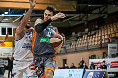Basketball, bet-at-home Basketball Superliga 2020/21, Grunddurchgang 8. Runde, Oberwart Gunners, Klosterneuburg Dukes, Maximilian Hopfgartner (11)