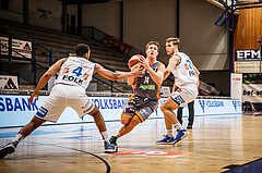 Basketball, bet-at-home Basketball Superliga 2020/21, Grunddurchgang, 8. Runde, Oberwart Gunners, Klosterneuburg Dukes, Valentin Bauer (14)