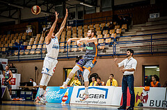Basketball, bet-at-home Basketball Superliga 2020/21, Grunddurchgang, 8. Runde, Oberwart Gunners, Klosterneuburg Dukes, Alex Laurent (17)