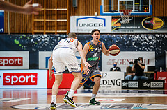 Basketball, bet-at-home Basketball Superliga 2020/21, Grunddurchgang 8. Runde, Oberwart Gunners, Klosterneuburg Dukes, Valentin Bauer (14)
