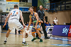 Basketball, bet-at-home Basketball Superliga 2020/21, Grunddurchgang 8. Runde, Oberwart Gunners, Klosterneuburg Dukes, Valentin Bauer (14)