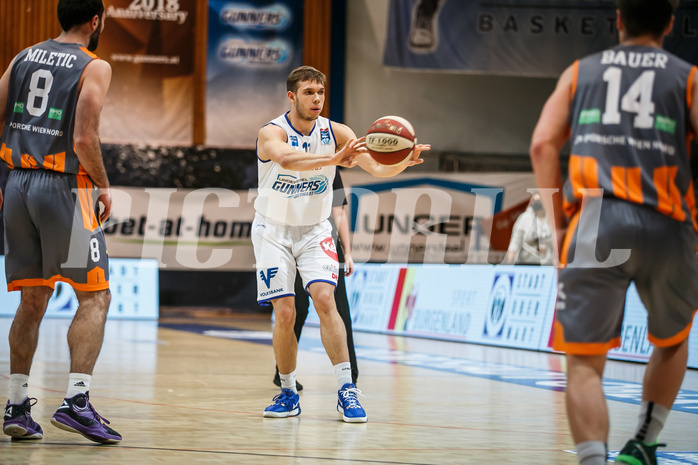 Basketball, bet-at-home Basketball Superliga 2020/21, Grunddurchgang 8. Runde, Oberwart Gunners, Klosterneuburg Dukes, Jonathan Knessl (12)