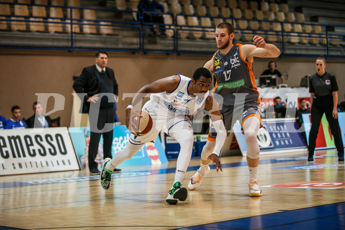 Basketball, bet-at-home Basketball Superliga 2020/21, Grunddurchgang 8. Runde, Oberwart Gunners, Klosterneuburg Dukes, Nigel Pruitt (11)