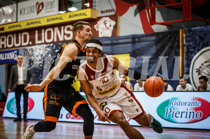 Basketball, win2day Basketball Superliga 2022/23, Grunddurchgang 14.Runde, Traiskirchen Lions, Fürstenfeld Panthers, 