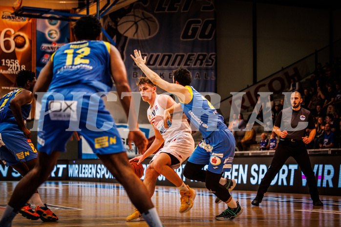 Basketball, win2day Basketball Superliga 2022/23, Grunddurchgang Runde 15, Oberwart Gunners, SKN St. Pölten, 