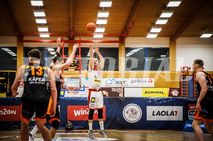 Basketball, win2day Basketball Superliga 2022/23, Grunddurchgang 14.Runde, Traiskirchen Lions, Fürstenfeld Panthers, 