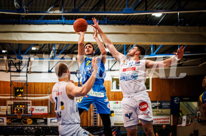 Basketball, win2day Basketball Superliga 2022/23, Grunddurchgang Runde 15, Oberwart Gunners, SKN St. Pölten, 