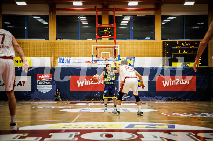 Basketball, win2day Basketball Superliga 2022/23, Grunddurchgang 13.Runde, Traiskirchen Lions, UBSC Graz, 
