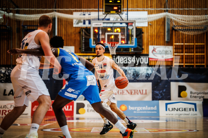 Basketball, win2day Basketball Superliga 2022/23, Grunddurchgang Runde 15, Oberwart Gunners, SKN St. Pölten, 