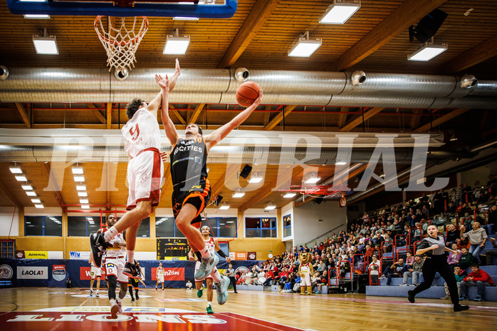 Basketball, win2day Basketball Superliga 2022/23, Grunddurchgang 14.Runde, Traiskirchen Lions, Fürstenfeld Panthers, 