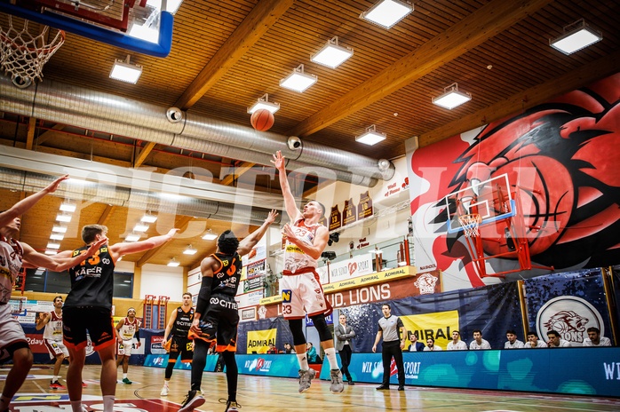 Basketball, win2day Basketball Superliga 2022/23, Grunddurchgang 14.Runde, Traiskirchen Lions, Fürstenfeld Panthers, 