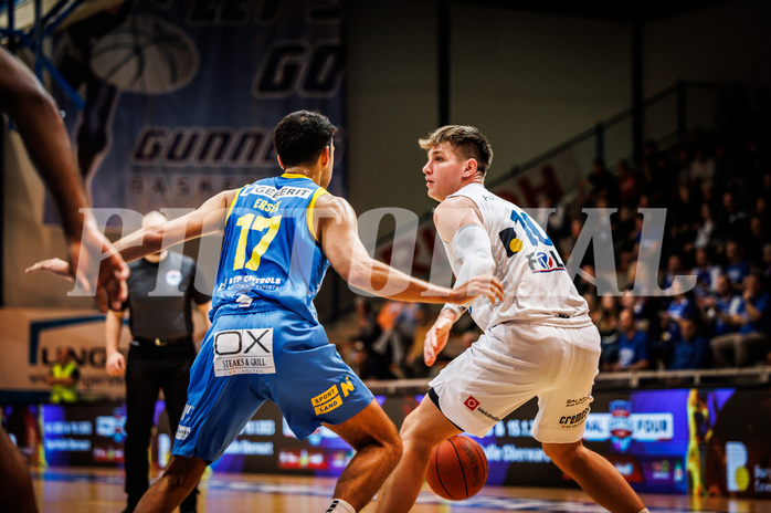 Basketball, win2day Basketball Superliga 2022/23, Grunddurchgang Runde 15, Oberwart Gunners, SKN St. Pölten, 