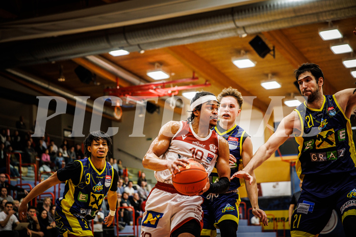 Basketball, win2day Basketball Superliga 2022/23, Grunddurchgang 13.Runde, Traiskirchen Lions, UBSC Graz, 