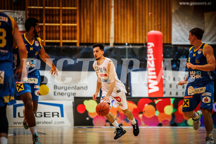 Basketball, win2day Basketball Superliga 2022/23, Grunddurchgang Runde 15, Oberwart Gunners, SKN St. Pölten, 