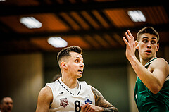 Basketball, Basketball Zweite Liga 2022/23, Grunddurchgang 12.Runde, Mattersburg Rocks, KOS Celovec, Petar Zivkovic (8)