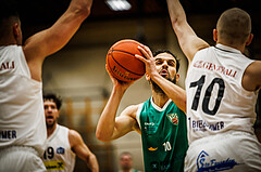 Basketball, Basketball Zweite Liga 2022/23, Grunddurchgang 12.Runde, Mattersburg Rocks, KOS Celovec, Veljko Dena (10)