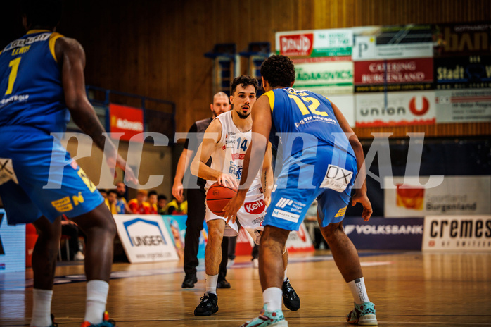 Basketball, win2day Basketball Superliga 2022/23, Grunddurchgang Runde 15, Oberwart Gunners, SKN St. Pölten, 