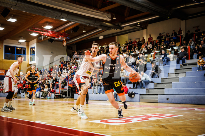 Basketball, win2day Basketball Superliga 2022/23, Grunddurchgang 14.Runde, Traiskirchen Lions, Fürstenfeld Panthers, 
