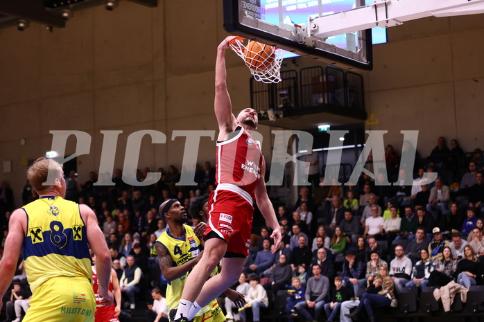 31.01.2025, Graz, Raiffeisen Sportpark Graz, Basketball Superliga 2024/25, Grunddurchgang, Runde 19, UBSC Graz - BC Vienna