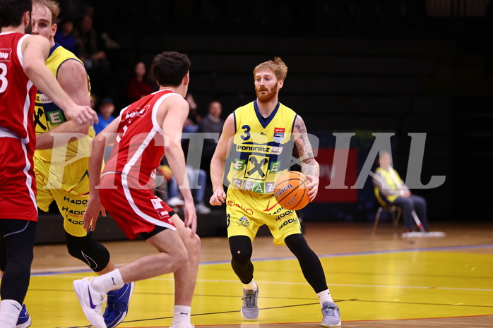 31.01.2025, Graz, Raiffeisen Sportpark Graz, Basketball Superliga 2024/25, Grunddurchgang, Runde 19, UBSC Graz - BC Vienna