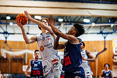 Basketball, win2day Basketball Superliga 2024/25, Grunddurchgang Runde 19, Oberwart Gunners, BBC Nord Dragonz, Florian Köppel (8)