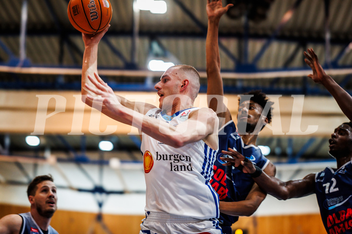 Basketball, win2day Basketball Superliga 2024/25, Grunddurchgang Runde 19, Oberwart Gunners, BBC Nord Dragonz, Edi Patekar (9)