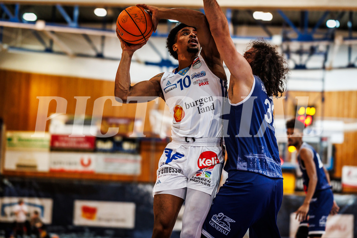 Basketball, win2day Basketball Superliga 2024/25, Grunddurchgang Runde 19, Oberwart Gunners, BBC Nord Dragonz, Robert Allen (10)