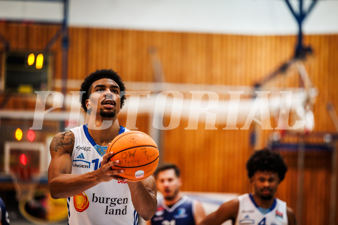 Basketball, win2day Basketball Superliga 2024/25, Grunddurchgang Runde 19, Oberwart Gunners, BBC Nord Dragonz, Robert Allen (10)