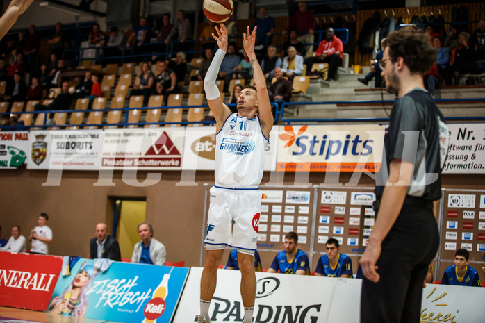 Basketball, Admiral Basketball Superliga 2019/20, Grunddurchgang 18.Runde, UNGER STEEL Gunners Oberwart, UBSC Graz, Saimon Sutt (11)