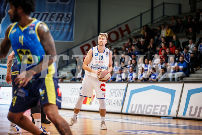 Basketball, Admiral Basketball Superliga 2019/20, Grunddurchgang 18.Runde, UNGER STEEL Gunners Oberwart, UBSC Graz, Georg Wolf (10)