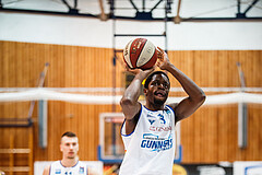 Basketball, Admiral Basketball Superliga 2019/20, Grunddurchgang 18.Runde, UNGER STEEL Gunners Oberwart, UBSC Graz, Eric Katenda (13)