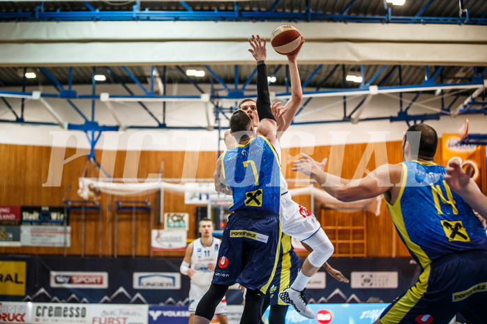 Basketball, Admiral Basketball Superliga 2019/20, Grunddurchgang 18.Runde, UNGER STEEL Gunners Oberwart, UBSC Graz, 