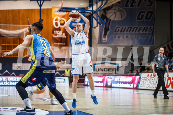Basketball, Admiral Basketball Superliga 2019/20, Grunddurchgang 18.Runde, UNGER STEEL Gunners Oberwart, UBSC Graz, Sebastian Käferle (7)