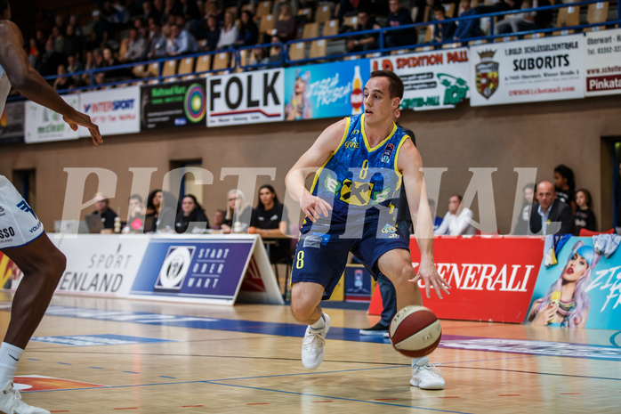 Basketball, Admiral Basketball Superliga 2019/20, Grunddurchgang 18.Runde, UNGER STEEL Gunners Oberwart, UBSC Graz, Anton Maresch (8)