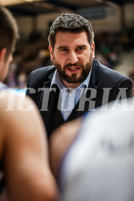 Basketball, Admiral Basketball Superliga 2019/20, Grunddurchgang 18.Runde, UNGER STEEL Gunners Oberwart, UBSC Graz, Horst Leitner (Coach)