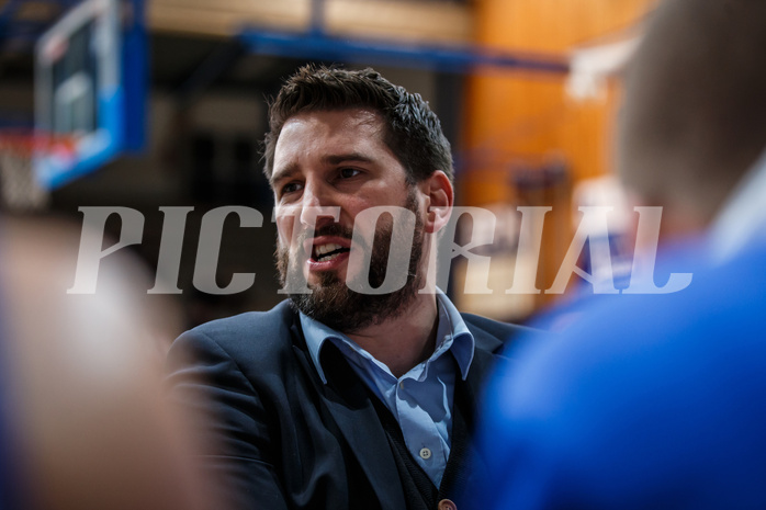 Basketball, Admiral Basketball Superliga 2019/20, Grunddurchgang 18.Runde, UNGER STEEL Gunners Oberwart, UBSC Graz, Horst Leitner (Coach)