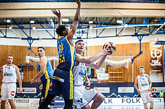 Basketball, Admiral Basketball Superliga 2019/20, Grunddurchgang 18.Runde, UNGER STEEL Gunners Oberwart, UBSC Graz, Maximilian Schuecker (14)