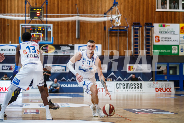 Basketball, Admiral Basketball Superliga 2019/20, Grunddurchgang 18.Runde, UNGER STEEL Gunners Oberwart, UBSC Graz, Saimon Sutt (11)