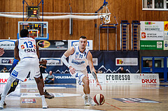 Basketball, Admiral Basketball Superliga 2019/20, Grunddurchgang 18.Runde, UNGER STEEL Gunners Oberwart, UBSC Graz, Saimon Sutt (11)