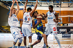 Basketball, Admiral Basketball Superliga 2019/20, Grunddurchgang 18.Runde, UNGER STEEL Gunners Oberwart, UBSC Graz, Anton Beard (4)
