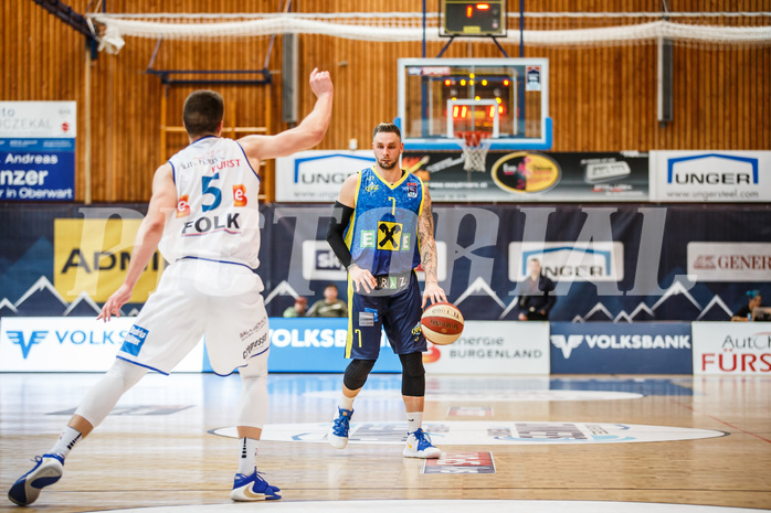 Basketball, Admiral Basketball Superliga 2019/20, Grunddurchgang 18.Runde, UNGER STEEL Gunners Oberwart, UBSC Graz, Marko Car (7)