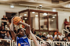 Basketball, Basketball Superliga 2023/24, Grundduchgang 2.Runde, Fürstenfeld Panthers, Oberwart Gunners, James Graham (11), Nikica Nikolic (11)