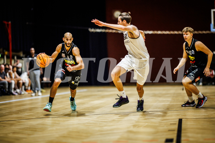 Basketball, Basketball Zweite Liga 2023/24, Grunddurchgang 1.Runde, Basket Flames, Mattersburg Rocks, Dominik Alturban (6)
