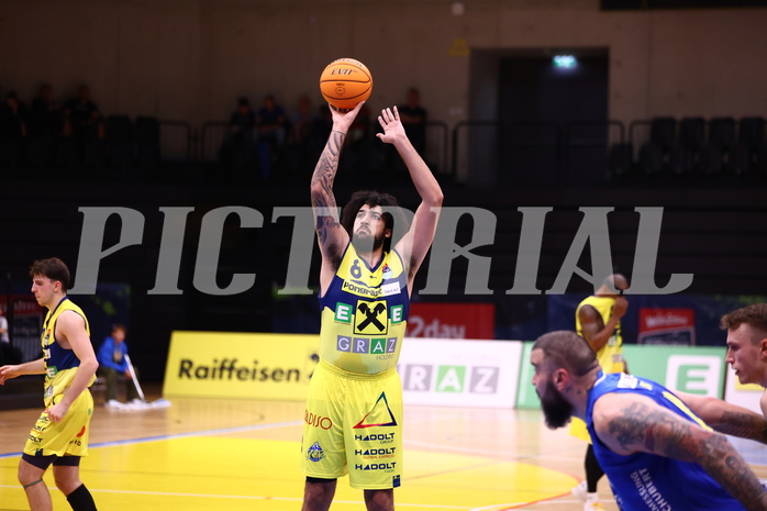 08.10.2023, Graz, Raiffeisen Sportpark Graz, Basketball Superliga 2023/24, Grunddurchgang, Runde 2, UBSC Raiffeisen Graz vs. SKN St. Pölten