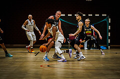 Basketball, Basketball Zweite Liga 2023/24, Grunddurchgang 1.Runde, Basket Flames, Mattersburg Rocks, Yann Grandperret (3)
