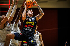 Basketball, Basketball Zweite Liga 2023/24, Grunddurchgang 1.Runde, Basket Flames, Mattersburg Rocks, Petar Zivkovic (8)