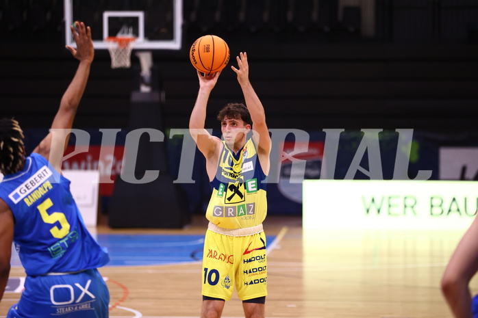 08.10.2023, Graz, Raiffeisen Sportpark Graz, Basketball Superliga 2023/24, Grunddurchgang, Runde 2, UBSC Raiffeisen Graz vs. SKN St. Pölten