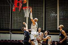 Basketball, Basketball Zweite Liga 2023/24, Grunddurchgang 1.Runde, Basket Flames, Mattersburg Rocks, Lazar Gagic (79)