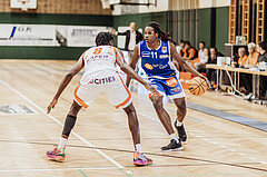 Basketball, Basketball Superliga 2023/24, Grundduchgang 2.Runde, Fürstenfeld Panthers, Oberwart Gunners, Dylan Causwell (8), James Graham (11)